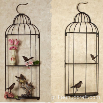 Tieyi Birdcage Pendurado na Parede Decorativa Gaiola Sala De Estar Decorativa Flor Rack Decorado Birdcage Pigeon